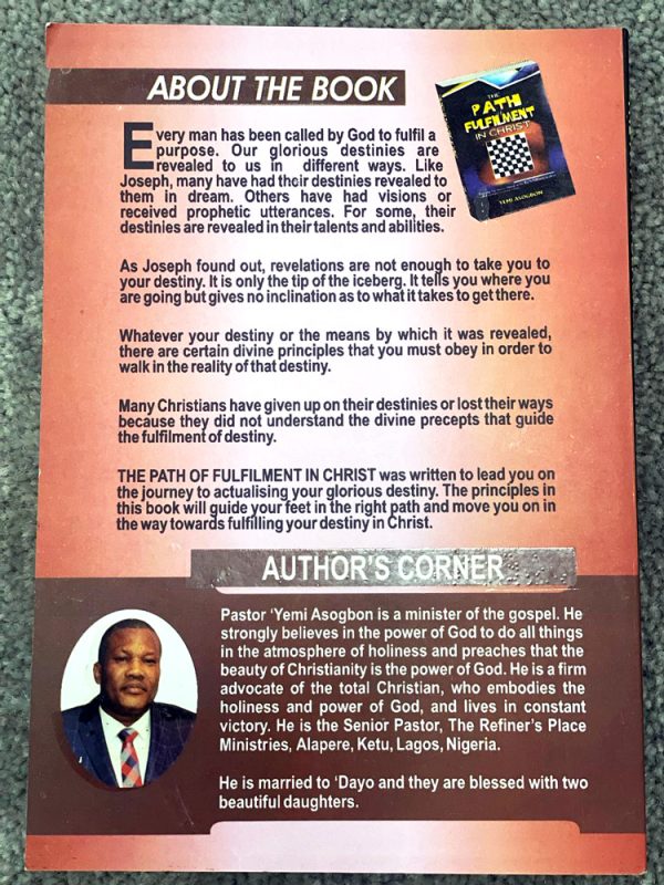 The Path of Fulfilment in Christ